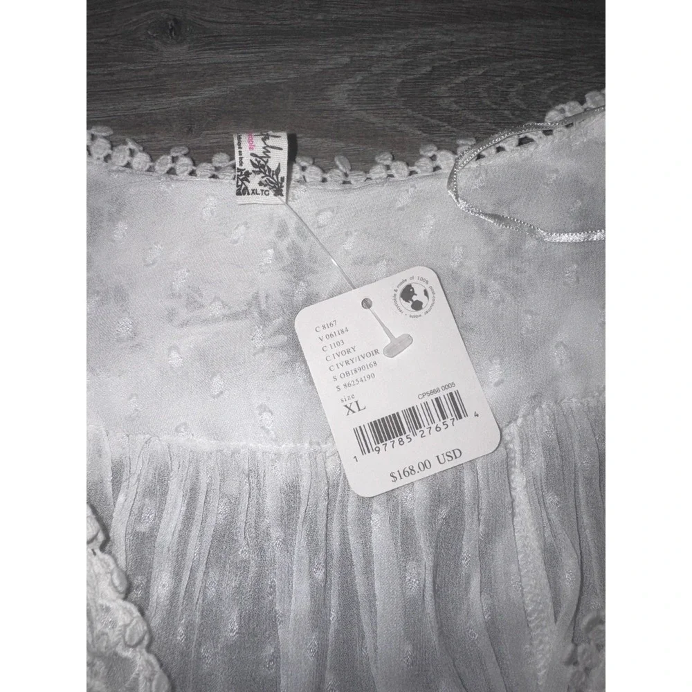 free people spring fling robe lace clip for NEW XL $168 festival wedding dress